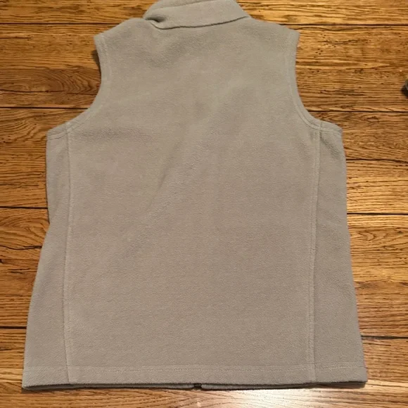 Columbia Light Gray Fleece Vest - Picture 4 of 4